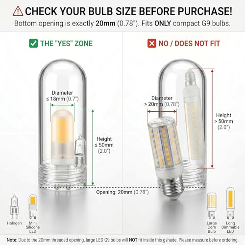 G9 Glass Bulb Cover