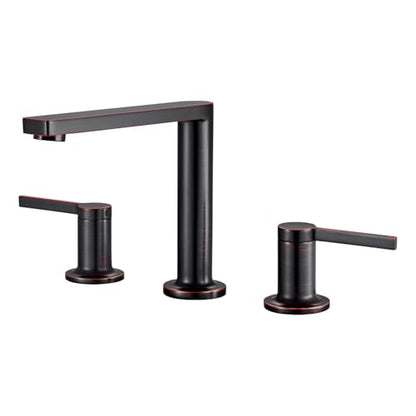 8 Inch Faucets for Bathroom Sink 3 Holes (Oil Rubbed Bronze / 1.2 GPM)