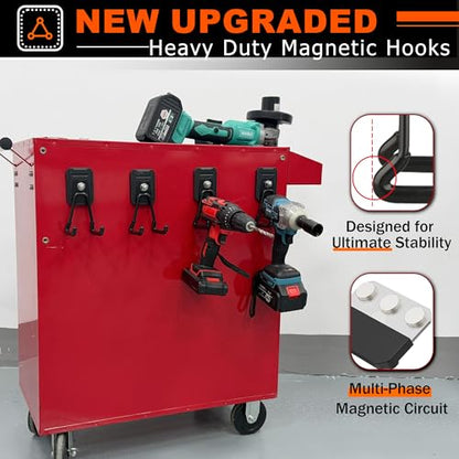 Magnetic Hooks Heavy Duty Magnet Hooks for Tools Hanging
