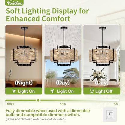 Rattan Chandelier
