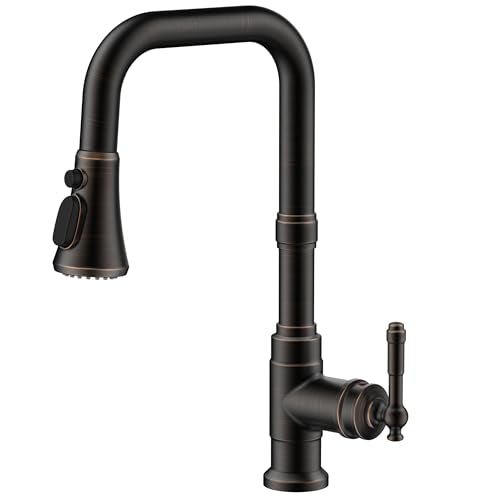 Vintage Kitchen Sink Faucet with Pull Down Sprayer