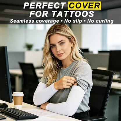 UPF 50+ UV Arm Sleeves for Men Women