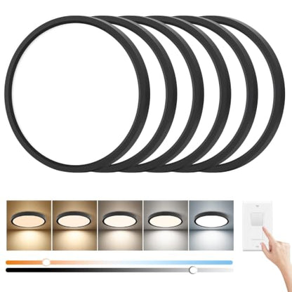 14.9 Inch Dimmable LED Flush Mount Ceiling Light