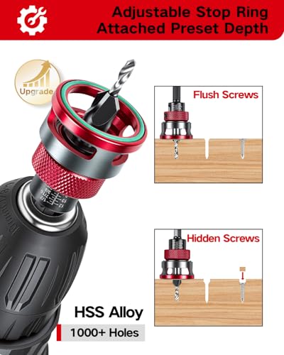 Countersink Drill Bits Set