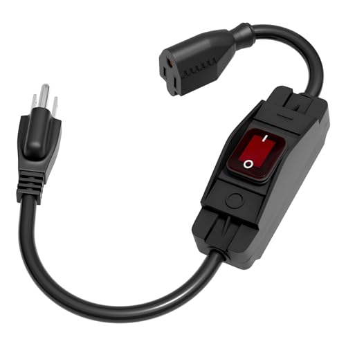 IP66 Waterproof Extension Cord with ON