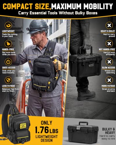 Electrician HVAC Small Tool Chest Bag