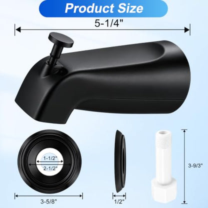 Universal Tub Spout with Diverter