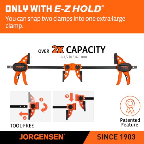 E Z HOLD 2PK Light Duty Clamp