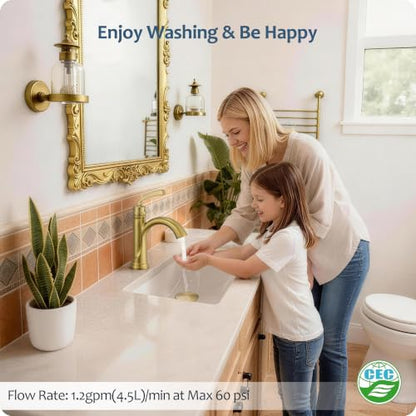 Bathroom Faucet 1 Hole or 3 Hole 4 Inch