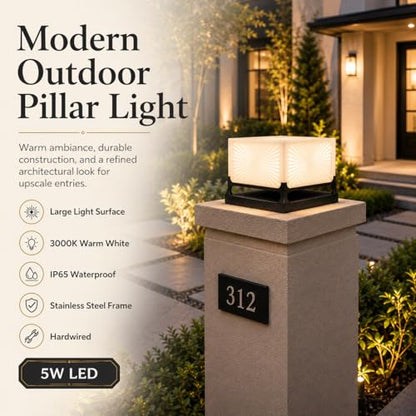 Modern Outdoor Post Light