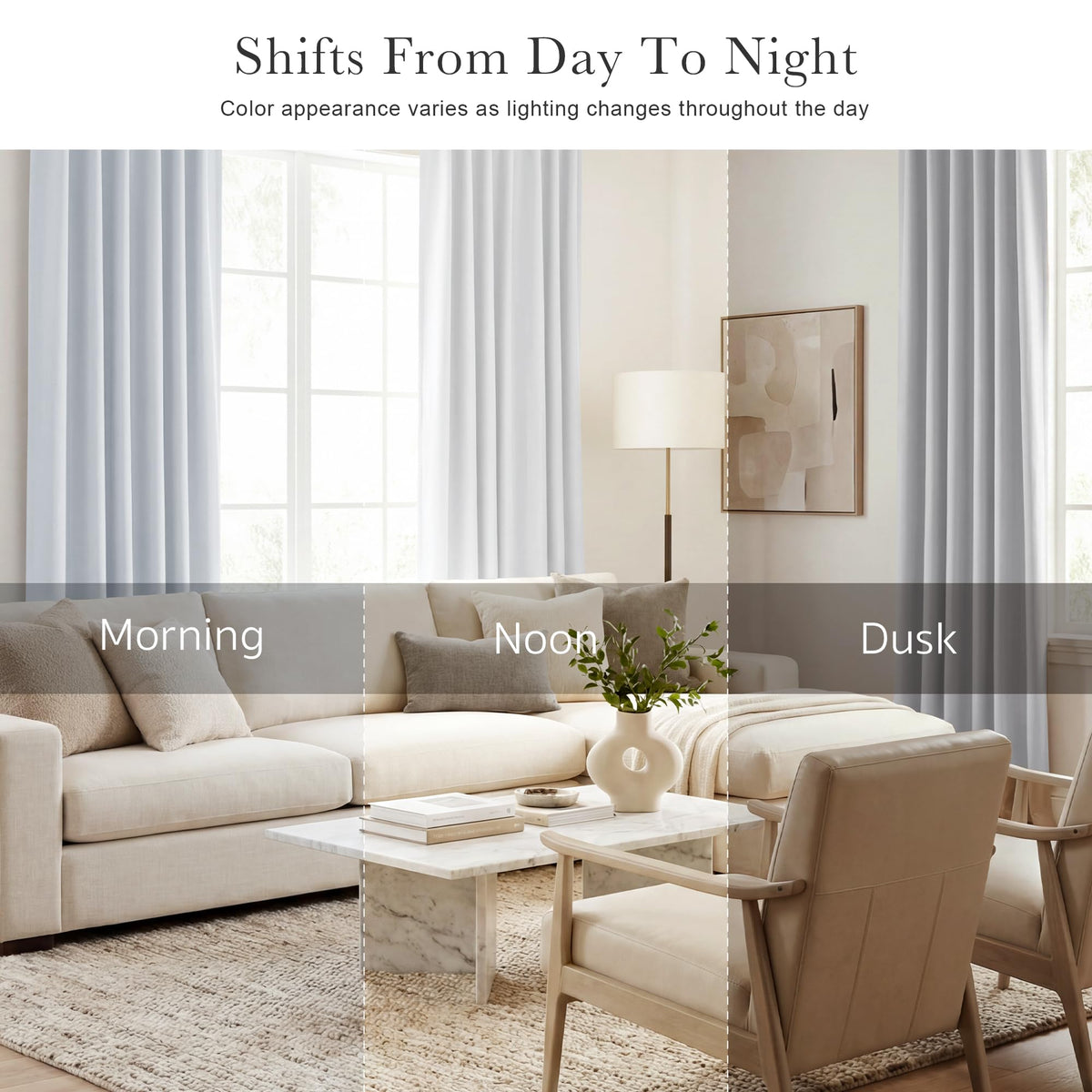 Short Drapes for Kinchen (Greyish White / 34"W x 54"L (Pack of 2))