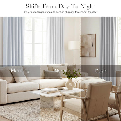 Short Drapes for Kinchen (Greyish White / 34"W x 54"L (Pack of 2))