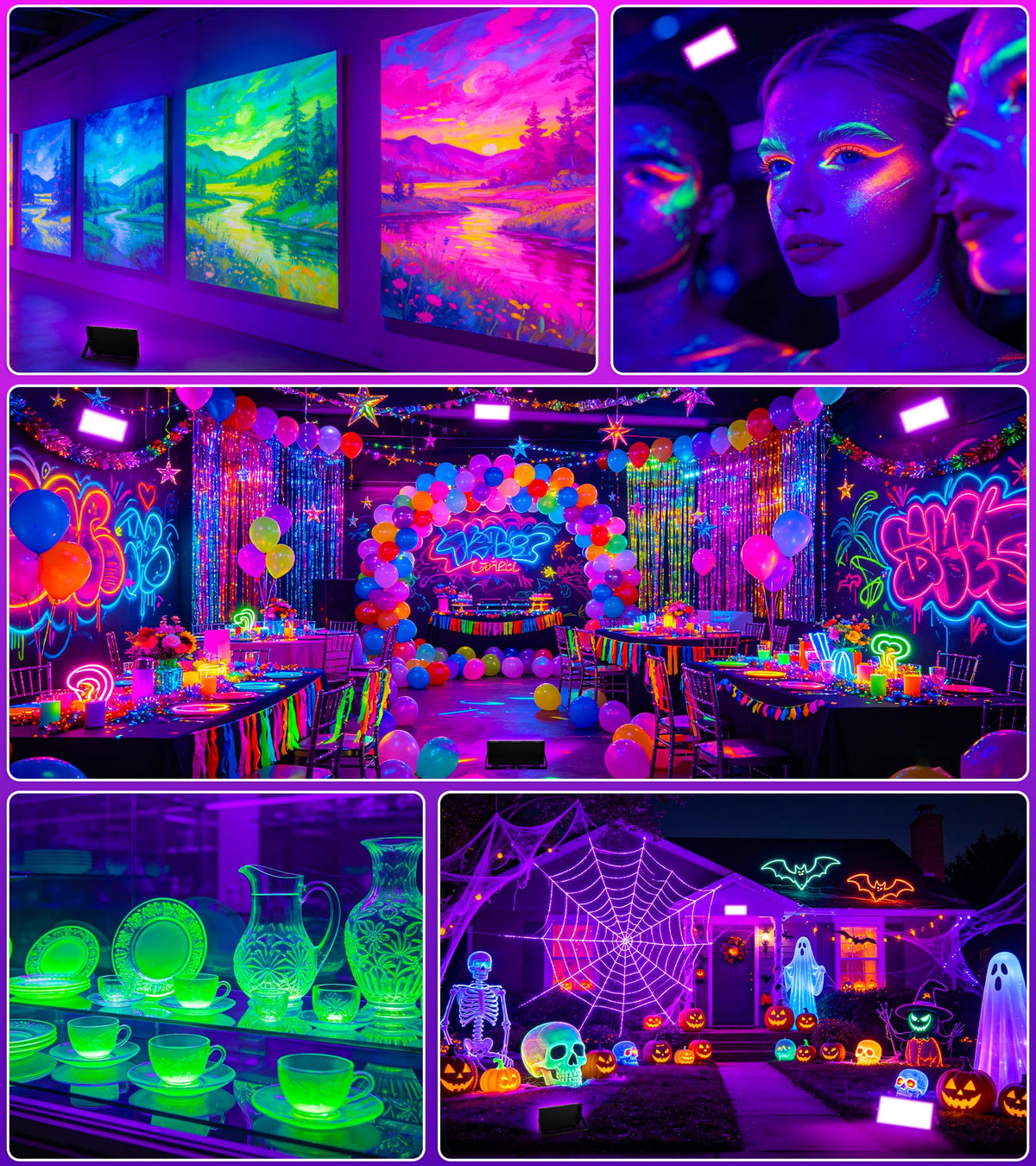 50w 4 Pack Black Light