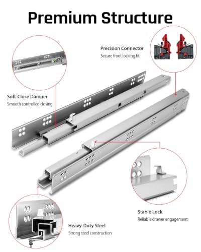Undermount Drawer Slides Soft Close