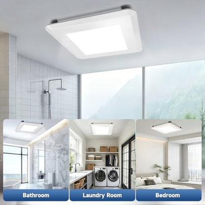 Ultra Quiet Bathroom Exhaust Fan with Light