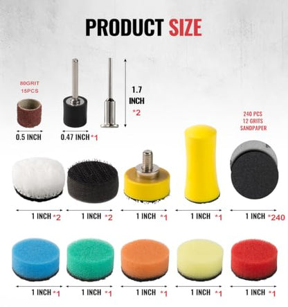 Assorted Hook and Loop Sandpaper