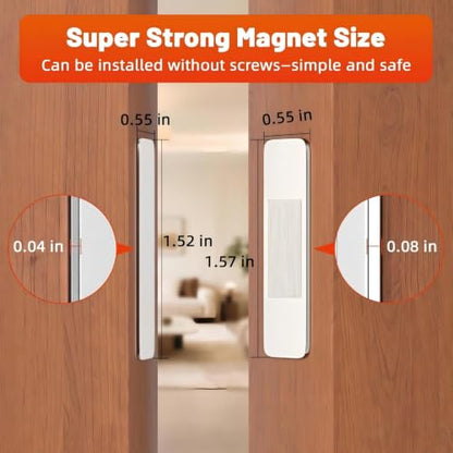 Narrow Cabinet Door Magnetic Latches for Door Closed