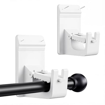 Universal Heavy Duty Curtain Rod Brackets