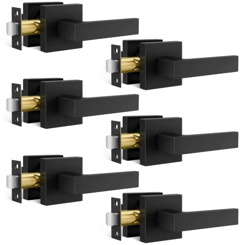Matte Black Passage Door Handles Interior (Matte Black)
