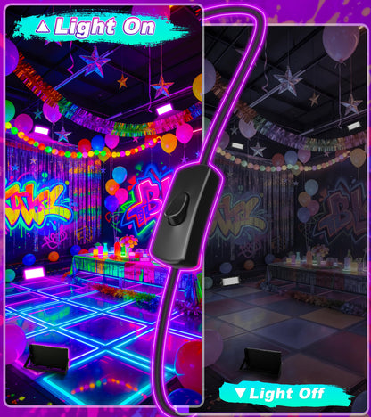 50w 4 Pack Black Light