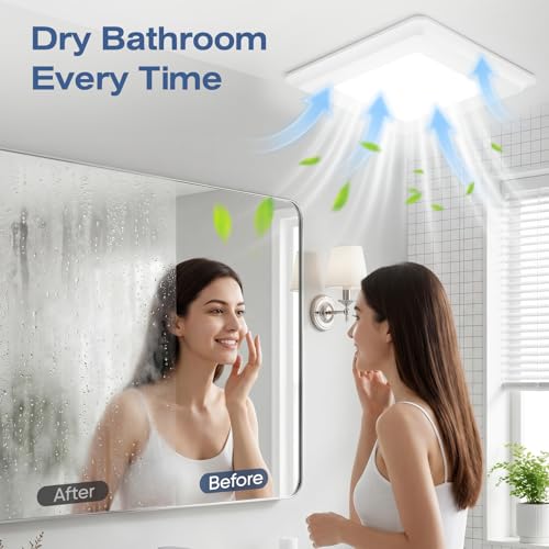 Bathroom Exhaust Fan with Light