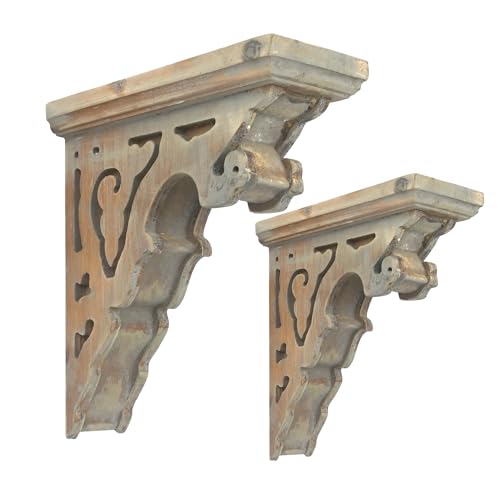 Corbels for Shelves Wood Corbels Decorative Set of 2