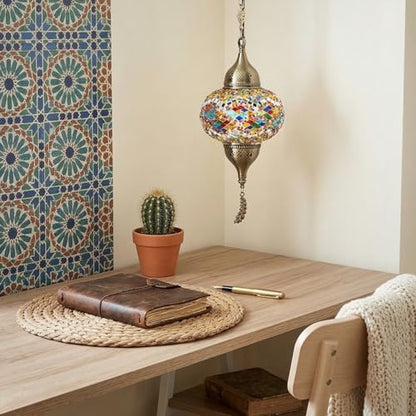 Turkish Moroccan Mosaic Pendant Light