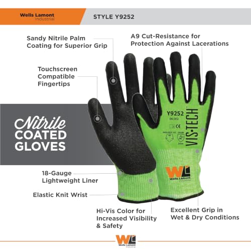 Work Gloves Y9252 Vis