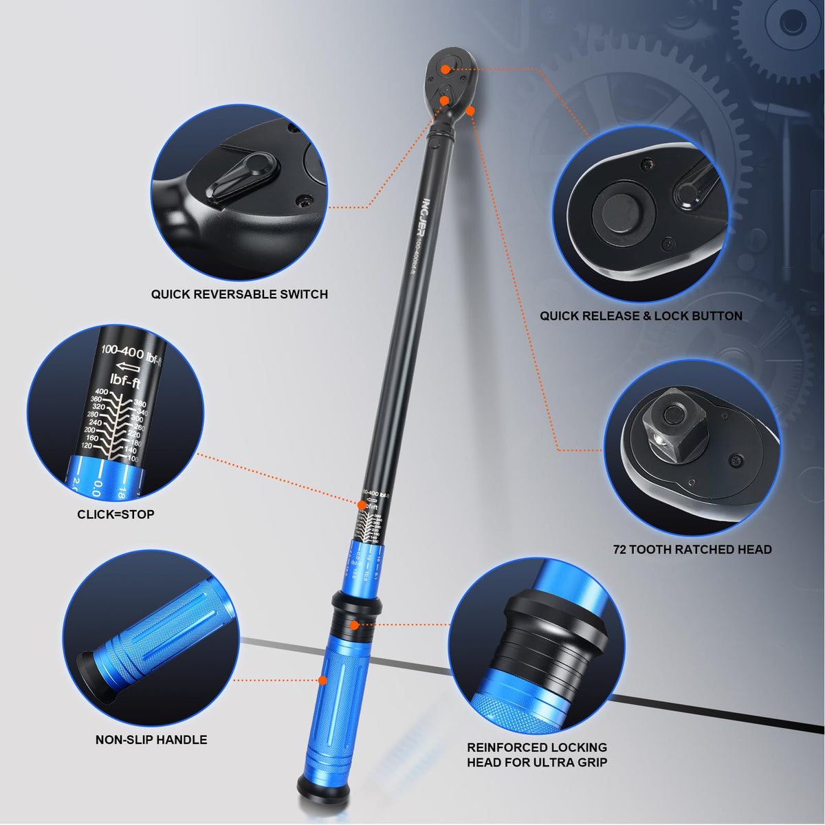 Torque Wrench 3 (3/4inch 100-400Ft.lb)