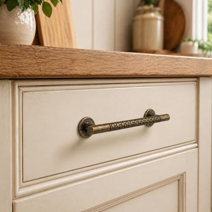 Hardware 10 Pack Cabinet Handles Honeycomb Texture Handle Cupboard Pulls Kitchen Drawers Pull Antique Brass