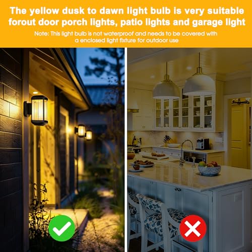 Dusk to Dawn Bug Light Bulbs Outdoor