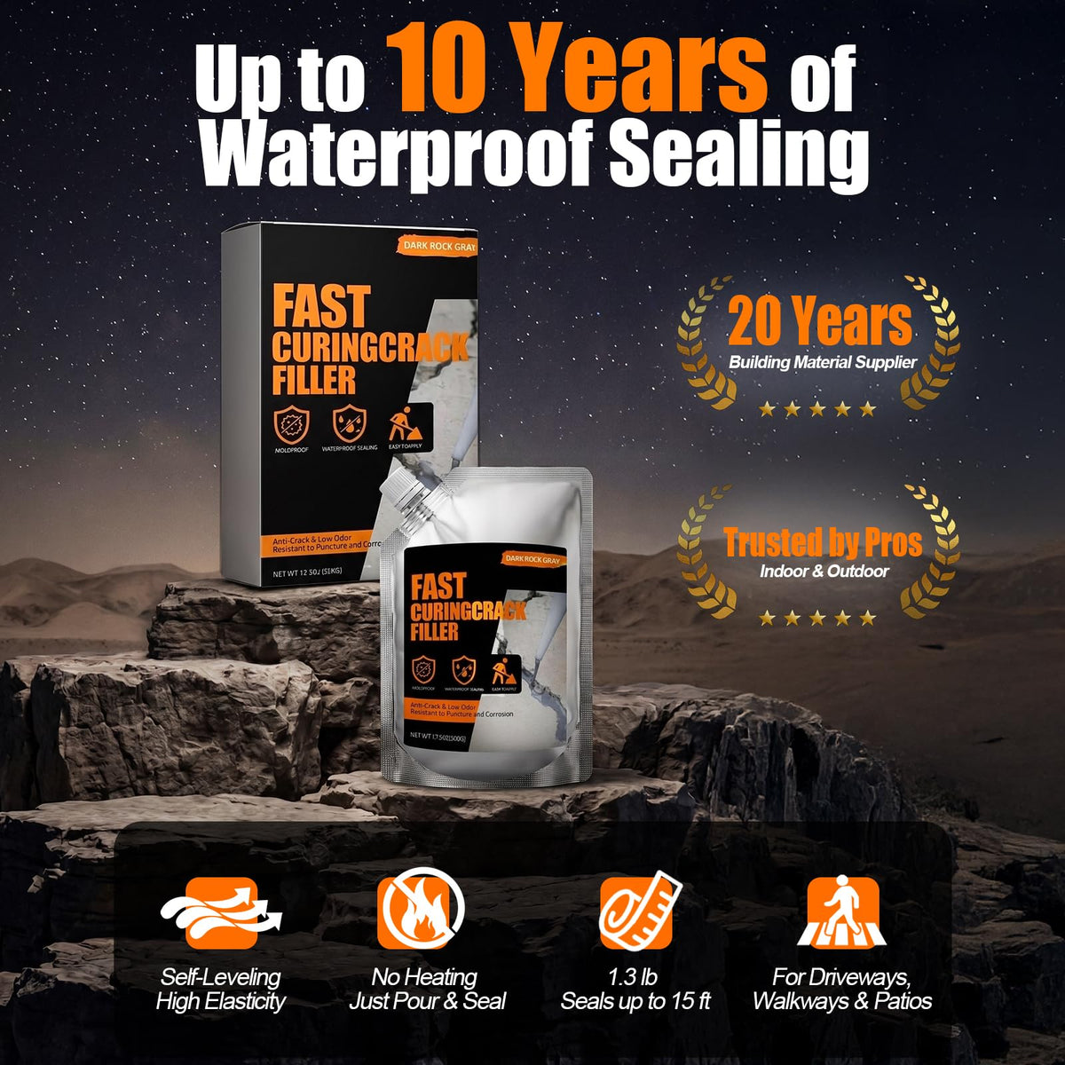 Concrete Crack Filler 1 Pack