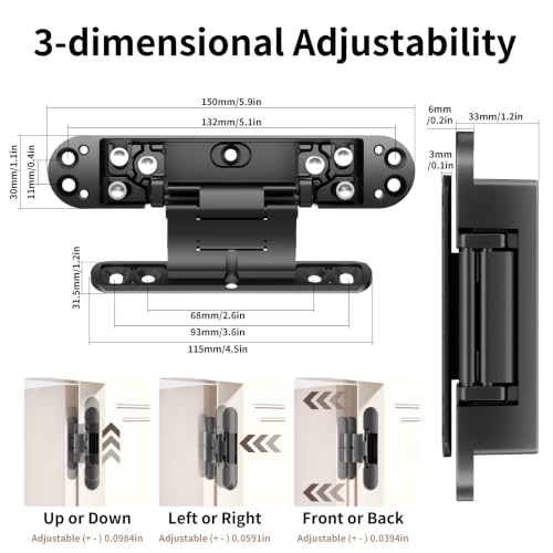Hidden Door Hinge