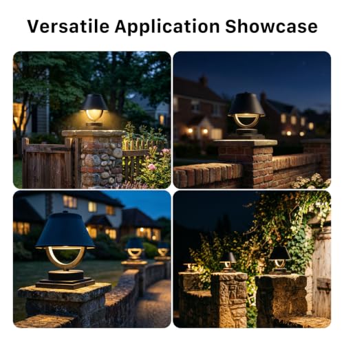 Low Voltage Post Lights 3W LED Outdoor Post Lighting 189 Lumens 3000K Warm White Die