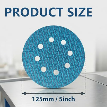 5 Inch 8 Hole Sanding Discs