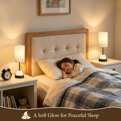 Table Lamp for Bedroom (Black)