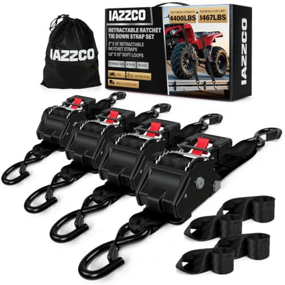 Retractable Ratchet Straps Heavy Duty
