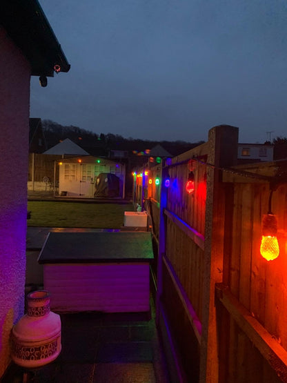15 Pack S14 Colored 1W LED Bulbs Outdoor E26 String Light Bulbs
