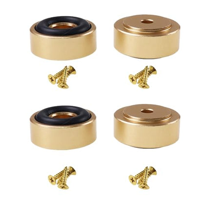 4‑Pcs Brass Cutting Board Feet