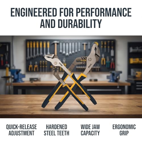 2 Piece Groove Joint Pliers Set (10 Inch & 12 Inch / Groove Joint Pliers)