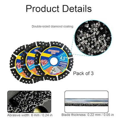 3 Pack Diamond Blades