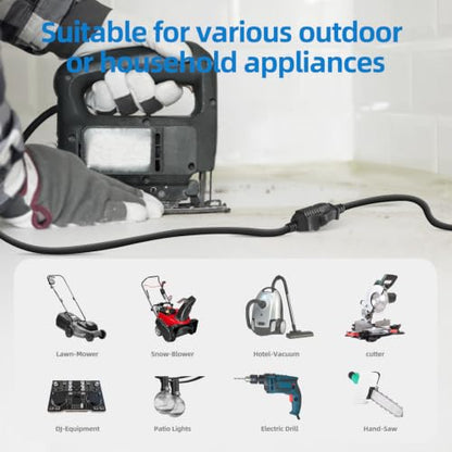 75FT Outdoor Extension Cord Waterproof (75 FT)