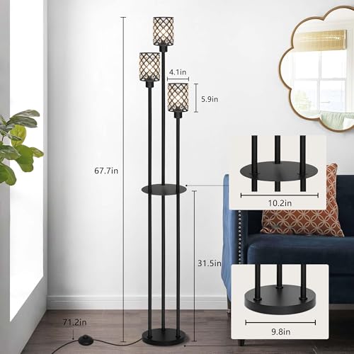 Gold Floor Lamps for Living Room