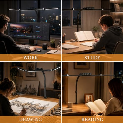 Desk Lamps for Home Office with Clamp