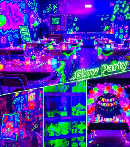 Black Light Glow in Dark Party
