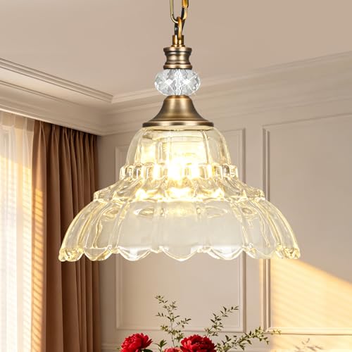 Chandelier with Flower Shade