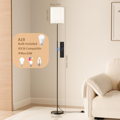 Square Dimmable Standing Lamp