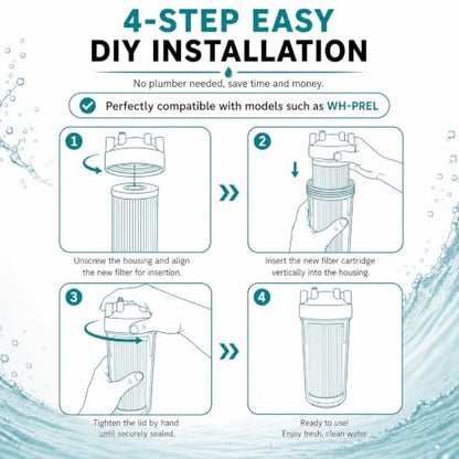 Water Filter Replacement Cartridge for AO Smith WH