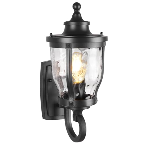 15" Outdoor Wall Light Lantern (09-BK)
