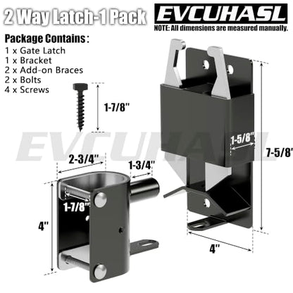 2 Way Heavy Duty Lockable Gate Latch